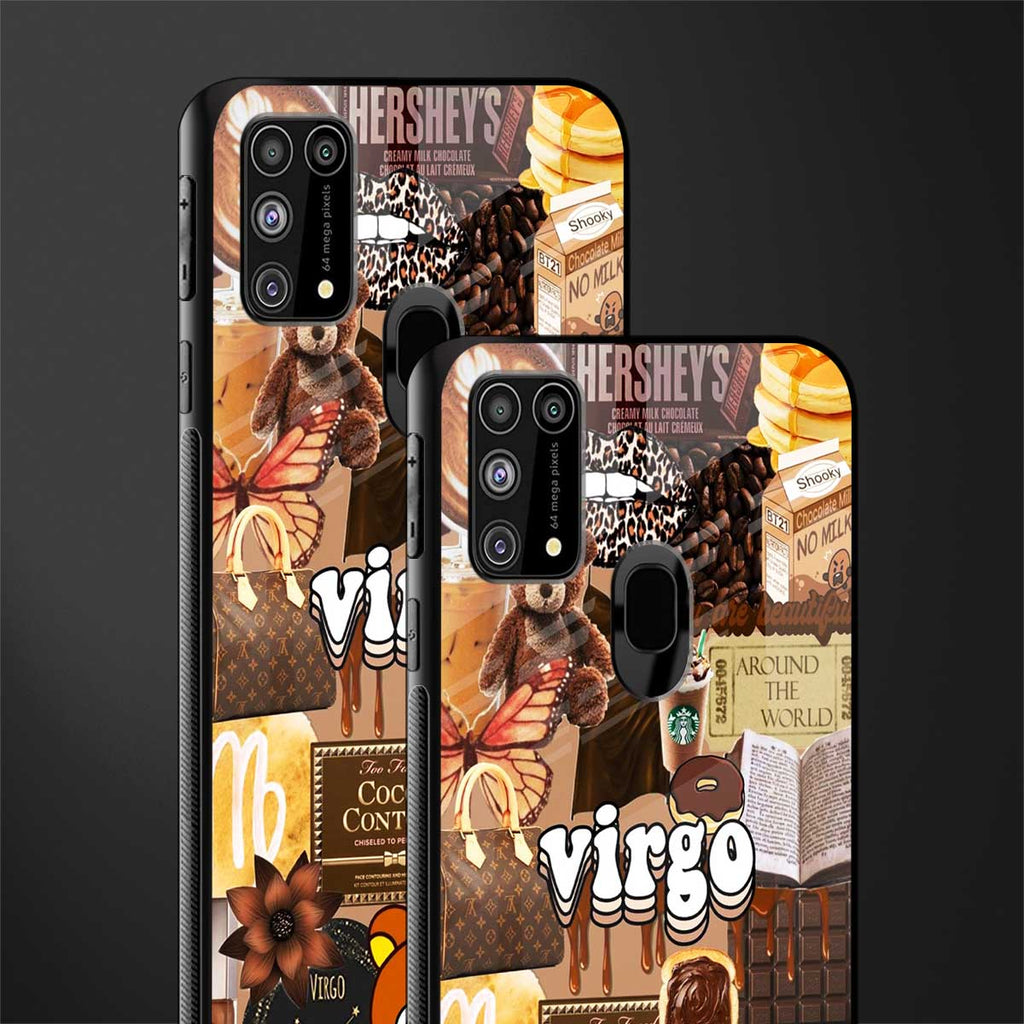 virgo aesthetic collage glass case for samsung galaxy m31 prime edition image-2
