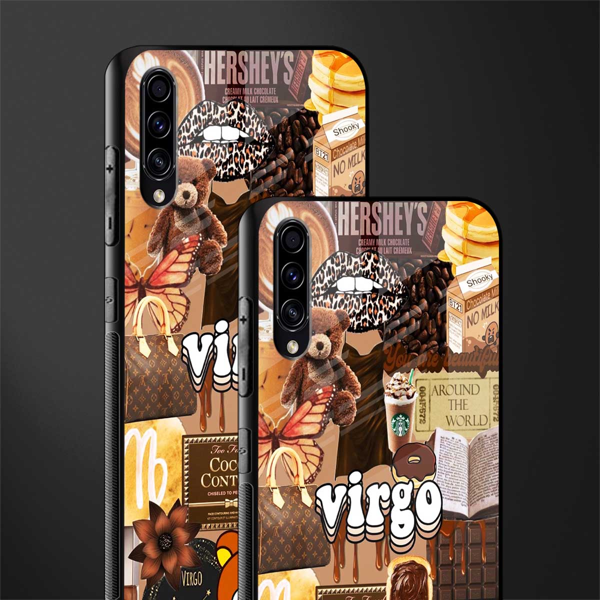 virgo aesthetic collage glass case for samsung galaxy a50s image-2