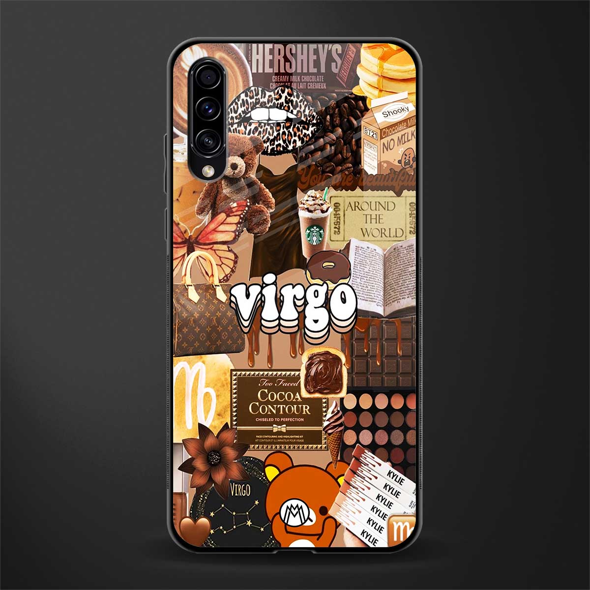 virgo aesthetic collage glass case for samsung galaxy a50s image