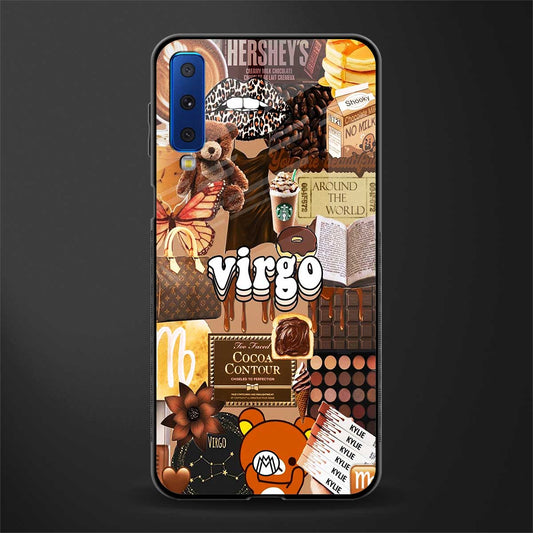 virgo aesthetic collage glass case for samsung galaxy a7 2018 image