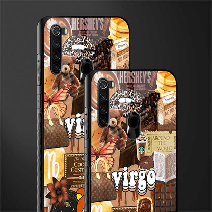 virgo aesthetic collage glass case for redmi note 8 image-2