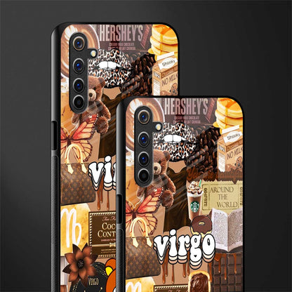 virgo aesthetic collage glass case for realme 6 image-2