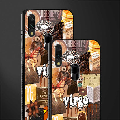 virgo aesthetic collage glass case for redmi 7redmi y3 image-2