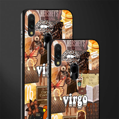 virgo aesthetic collage glass case for redmi note 7 pro image-2