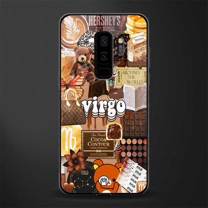 virgo aesthetic collage glass case for samsung galaxy s9 plus image