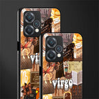 virgo aesthetic collage back phone cover | glass case for realme 9 pro 5g