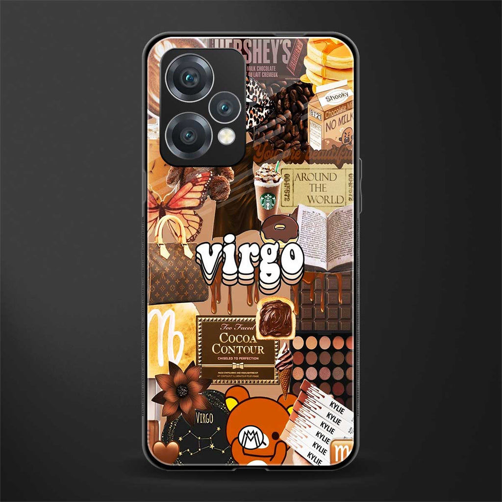 virgo aesthetic collage back phone cover | glass case for realme 9 pro 5g