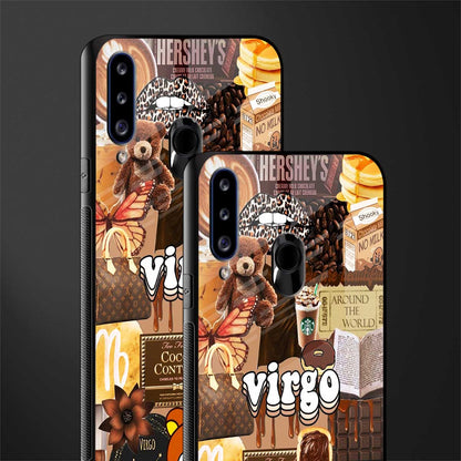 virgo aesthetic collage glass case for samsung galaxy a20s image-2