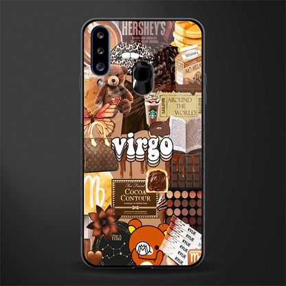 virgo aesthetic collage glass case for samsung galaxy a20s image