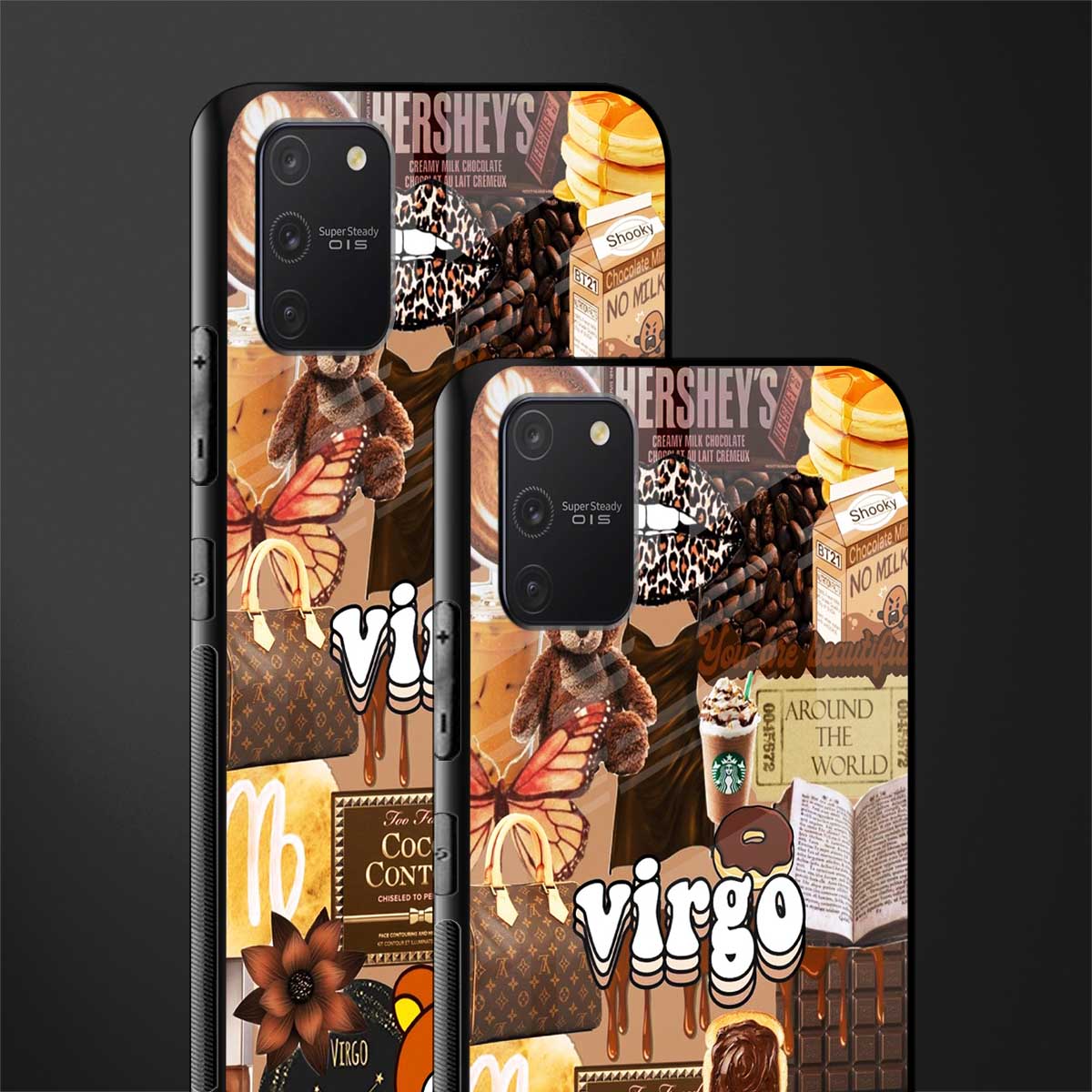 virgo aesthetic collage glass case for samsung galaxy a91 image-2