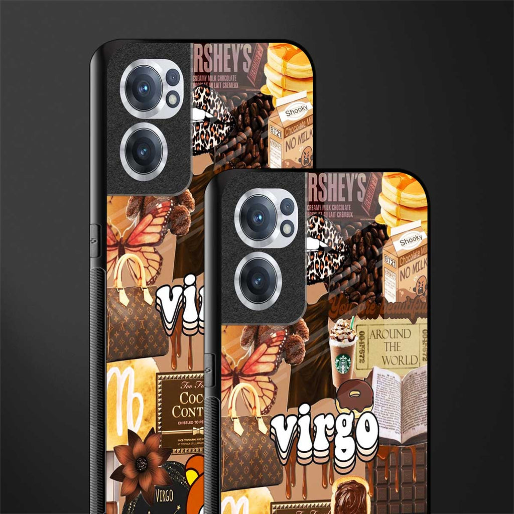 virgo aesthetic collage glass case for oneplus nord ce 2 5g image-2