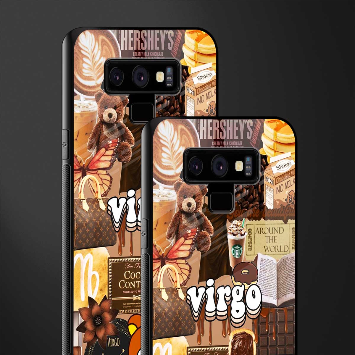 virgo aesthetic collage glass case for samsung galaxy note 9 image-2
