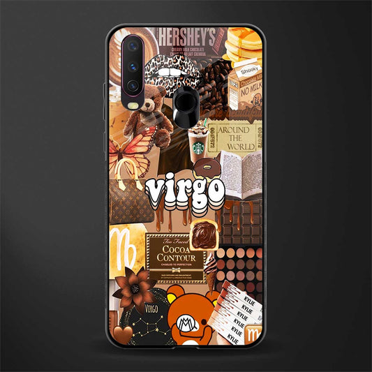virgo aesthetic collage glass case for vivo y15 image