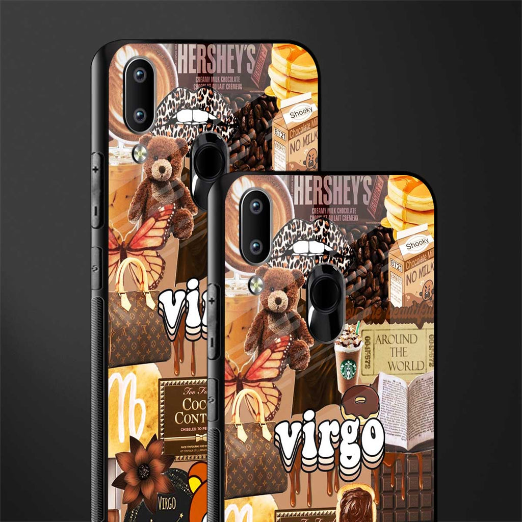 virgo aesthetic collage glass case for vivo y93 image-2