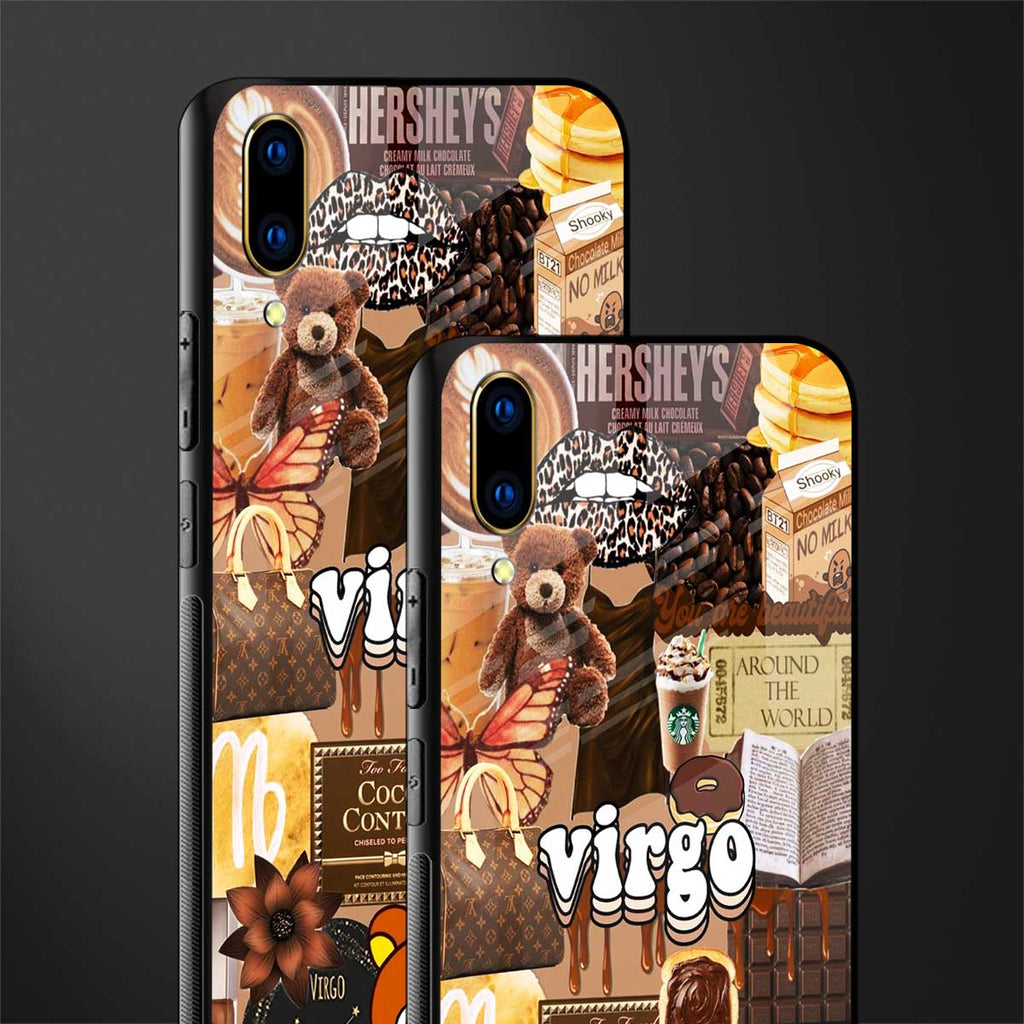 virgo aesthetic collage glass case for vivo v11 pro image-2