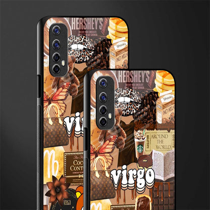 virgo aesthetic collage glass case for realme 7 image-2