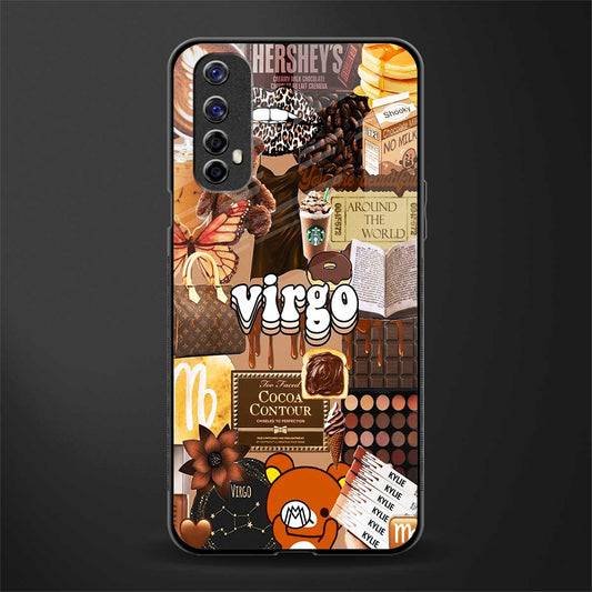virgo aesthetic collage glass case for realme 7 image