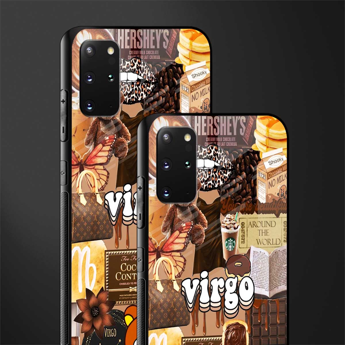virgo aesthetic collage glass case for samsung galaxy s20 plus image-2
