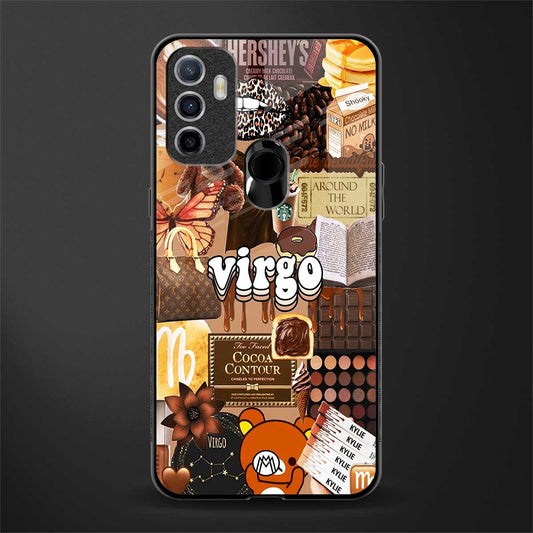 virgo aesthetic collage glass case for oppo a53 image