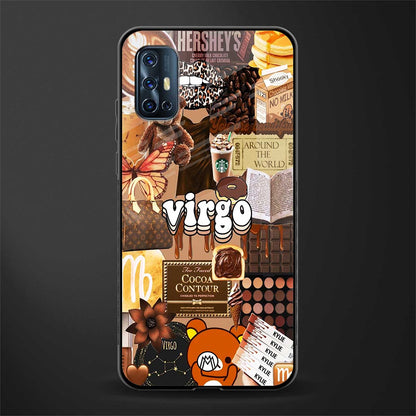 virgo aesthetic collage glass case for vivo v17 image