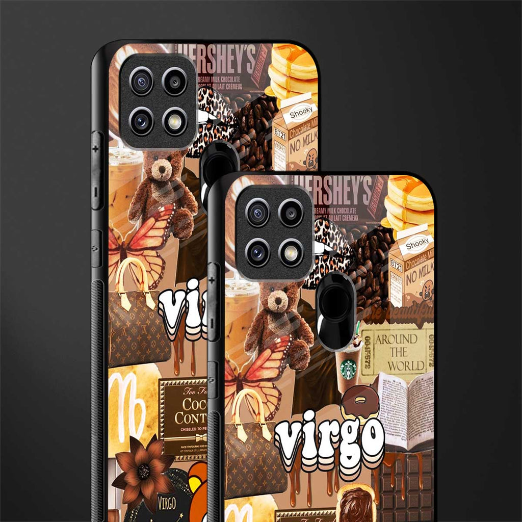 virgo aesthetic collage glass case for oppo a15 image-2