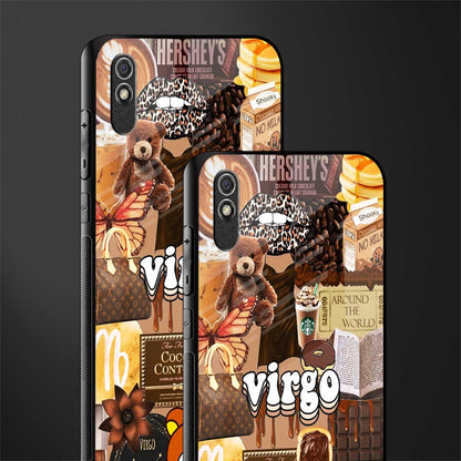virgo aesthetic collage glass case for redmi 9i image-2