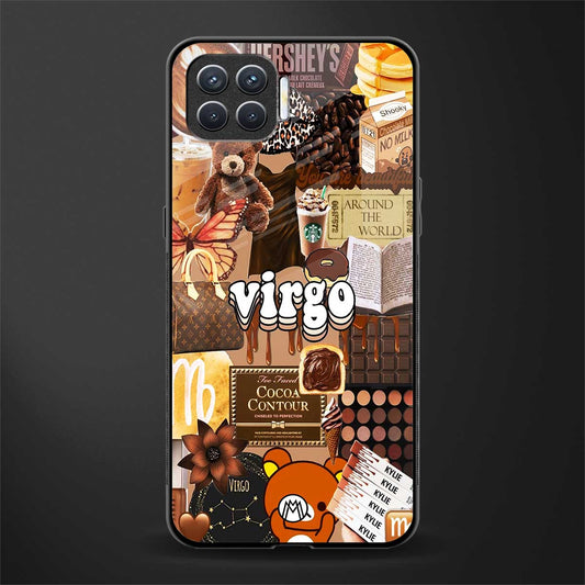 virgo aesthetic collage glass case for oppo f17 image