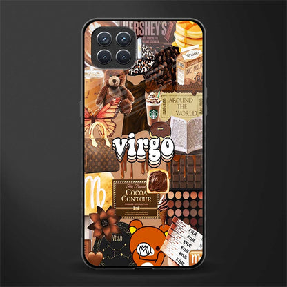virgo aesthetic collage glass case for oppo f17 pro image
