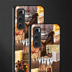 virgo aesthetic collage glass case for vivo v20 se image-2