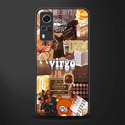 virgo aesthetic collage glass case for vivo y31 image