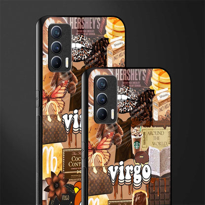 virgo aesthetic collage glass case for realme x7 image-2