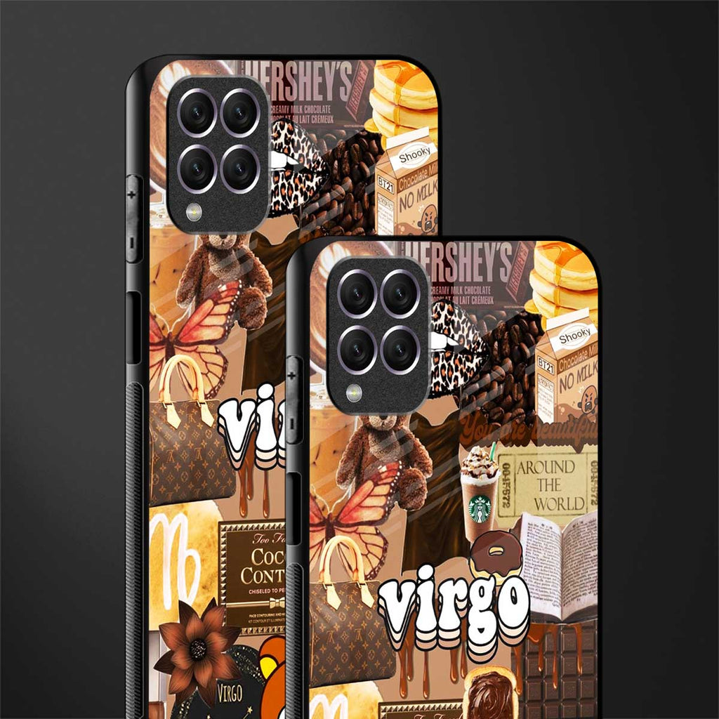 virgo aesthetic collage glass case for samsung galaxy f62 image-2