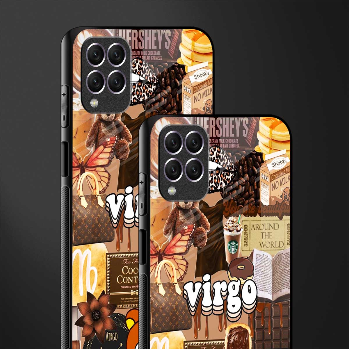 virgo aesthetic collage glass case for samsung galaxy f62 image-2