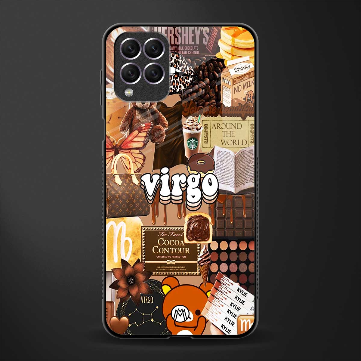 virgo aesthetic collage glass case for samsung galaxy f62 image