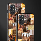 virgo aesthetic collage glass case for oneplus 9r image-2