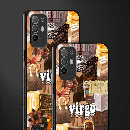 virgo aesthetic collage glass case for oppo f19 pro plus image-2