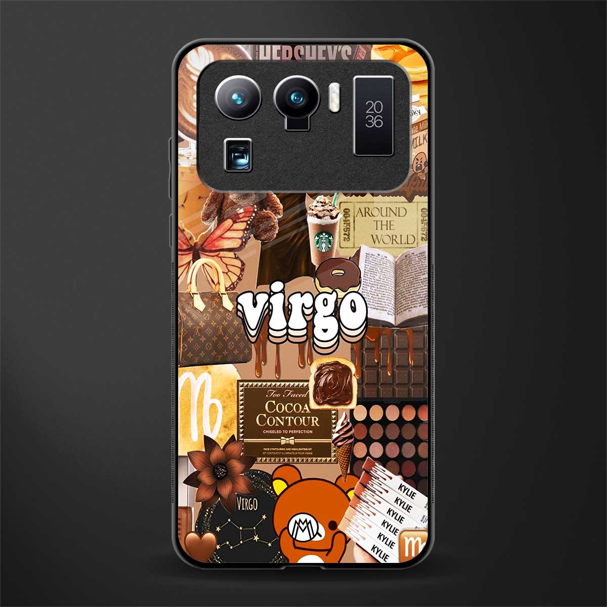 virgo aesthetic collage glass case for mi 11 ultra 5g image