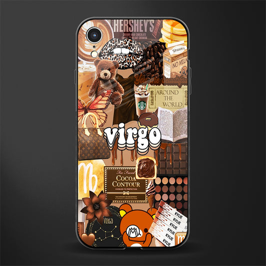 virgo aesthetic collage glass case for iphone xr image