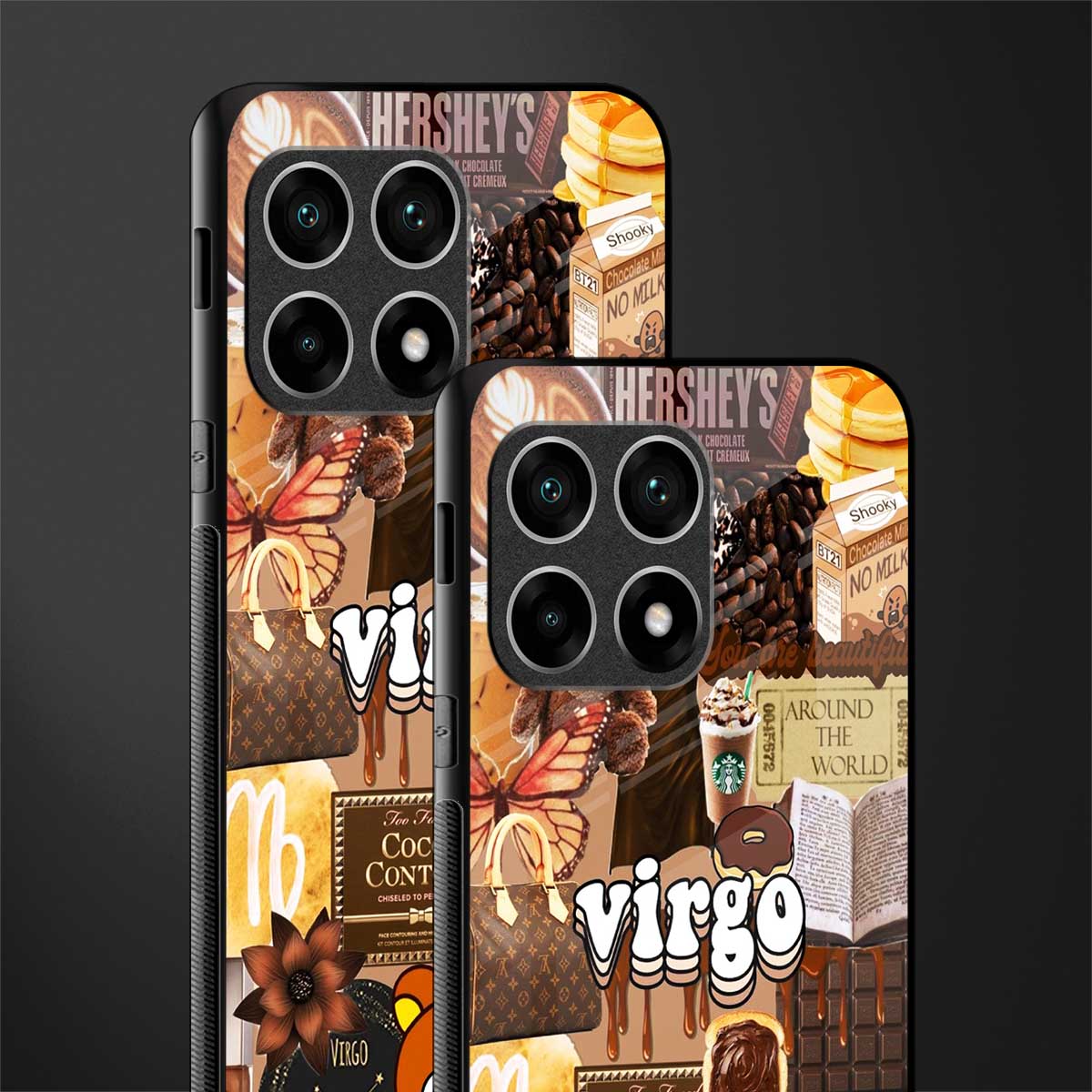 virgo aesthetic collage glass case for oneplus 10 pro 5g image-2