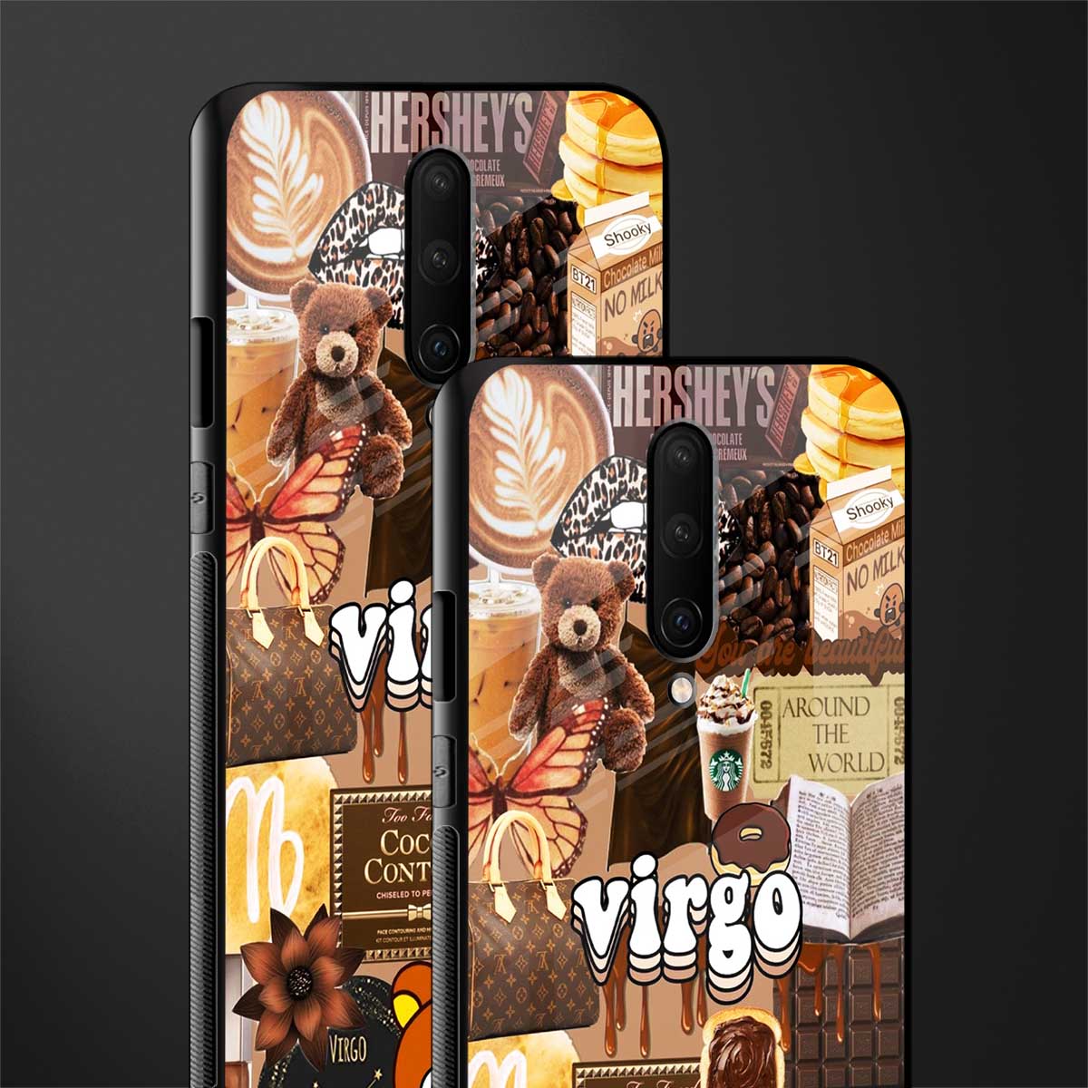virgo aesthetic collage glass case for oneplus 7 pro image-2