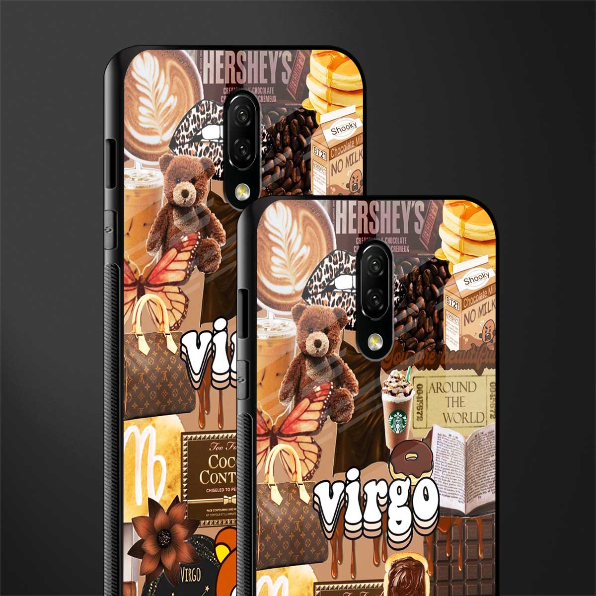 virgo aesthetic collage glass case for oneplus 7 image-2
