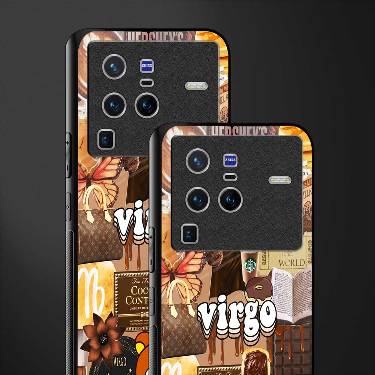 virgo aesthetic collage glass case for vivo x80 pro 5g image-2