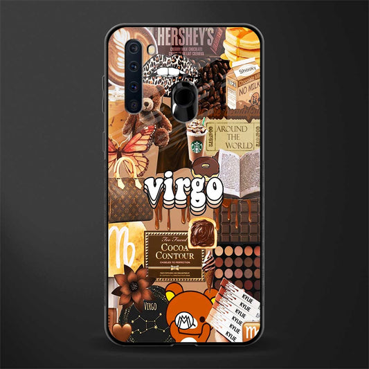 virgo aesthetic collage glass case for samsung a21 image