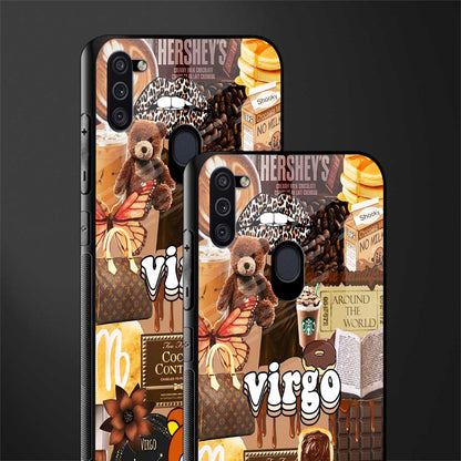 virgo aesthetic collage glass case for samsung a11 image-2