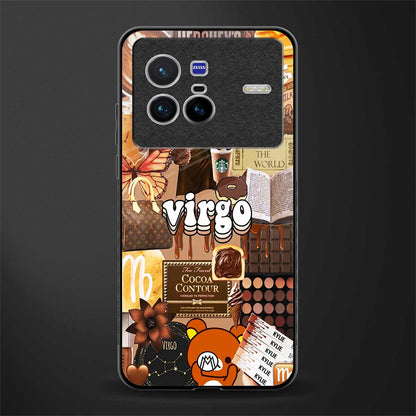 virgo aesthetic collage glass case for vivo x80 image