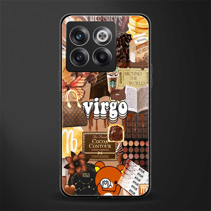 virgo aesthetic collage back phone cover | glass case for oneplus 10t