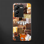 virgo aesthetic collage back phone cover | glass case for vivo v25 pro 5g