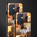 virgo aesthetic collage back phone cover | glass case for oneplus 9