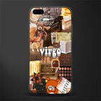 virgo aesthetic collage glass case for iphone 7 plus image