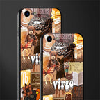 virgo aesthetic collage glass case for iphone se 2020 image-2